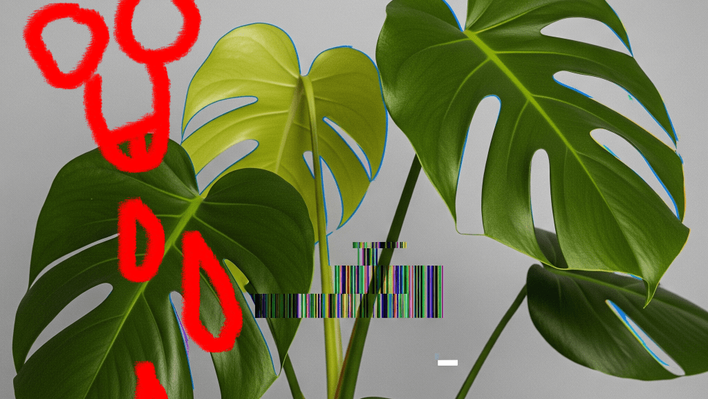 J&rsquo;ai fait pipi sur la&nbsp;monstera